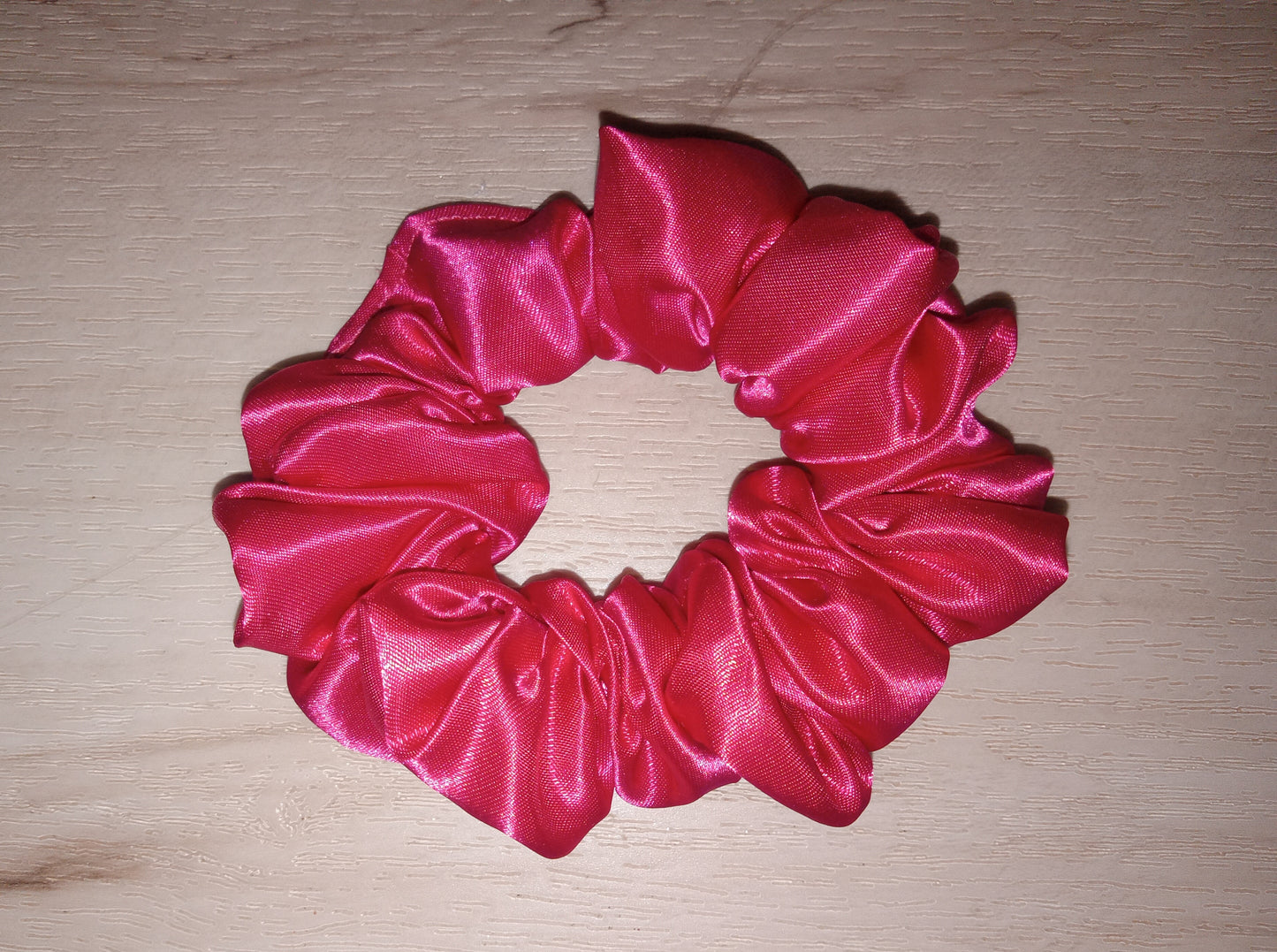 Pink Strawberry Scrunchie