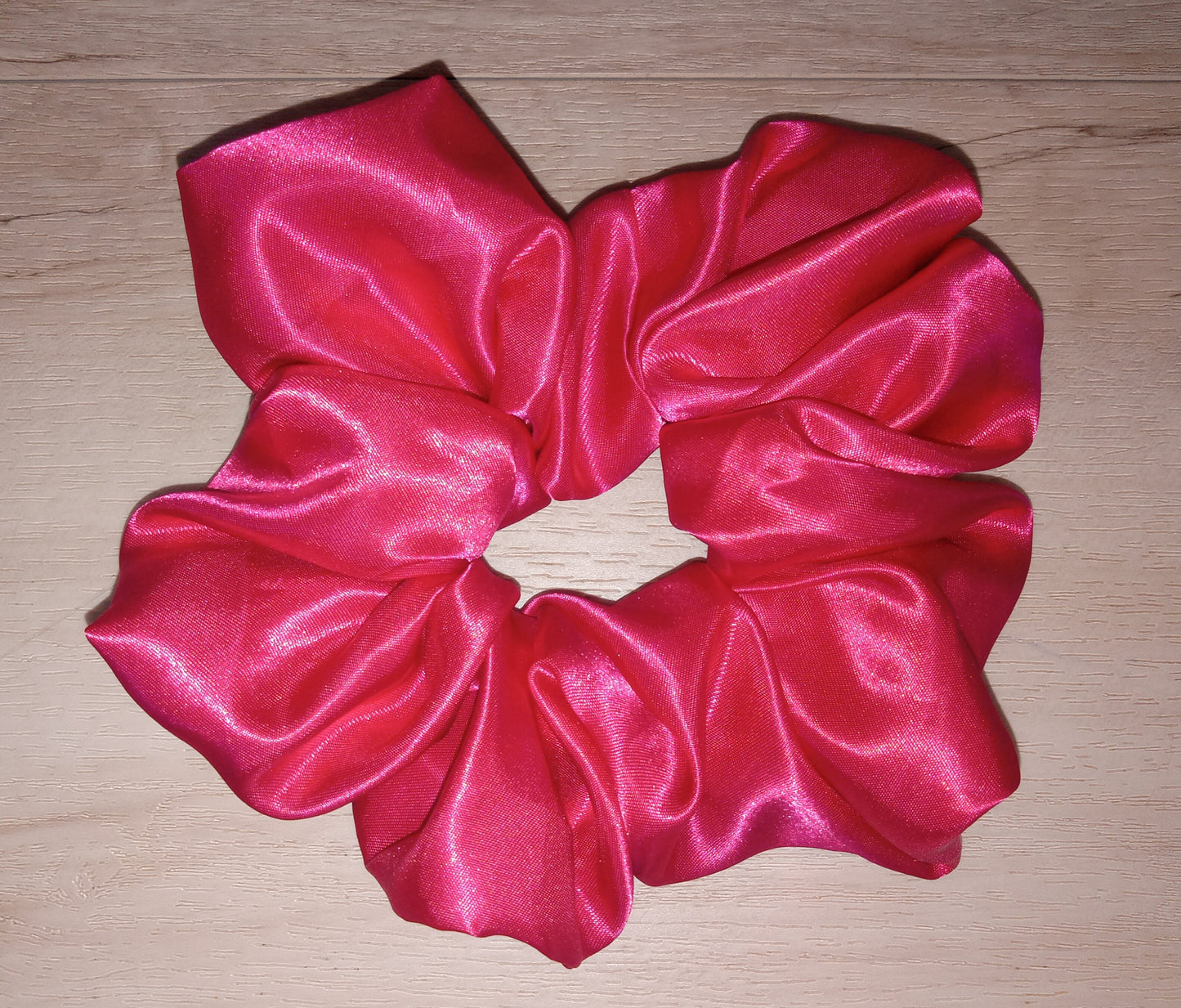 Pink Strawberry Scrunchie