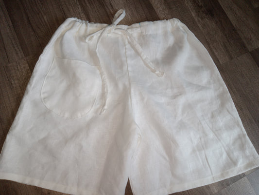 White Linen Undershorts